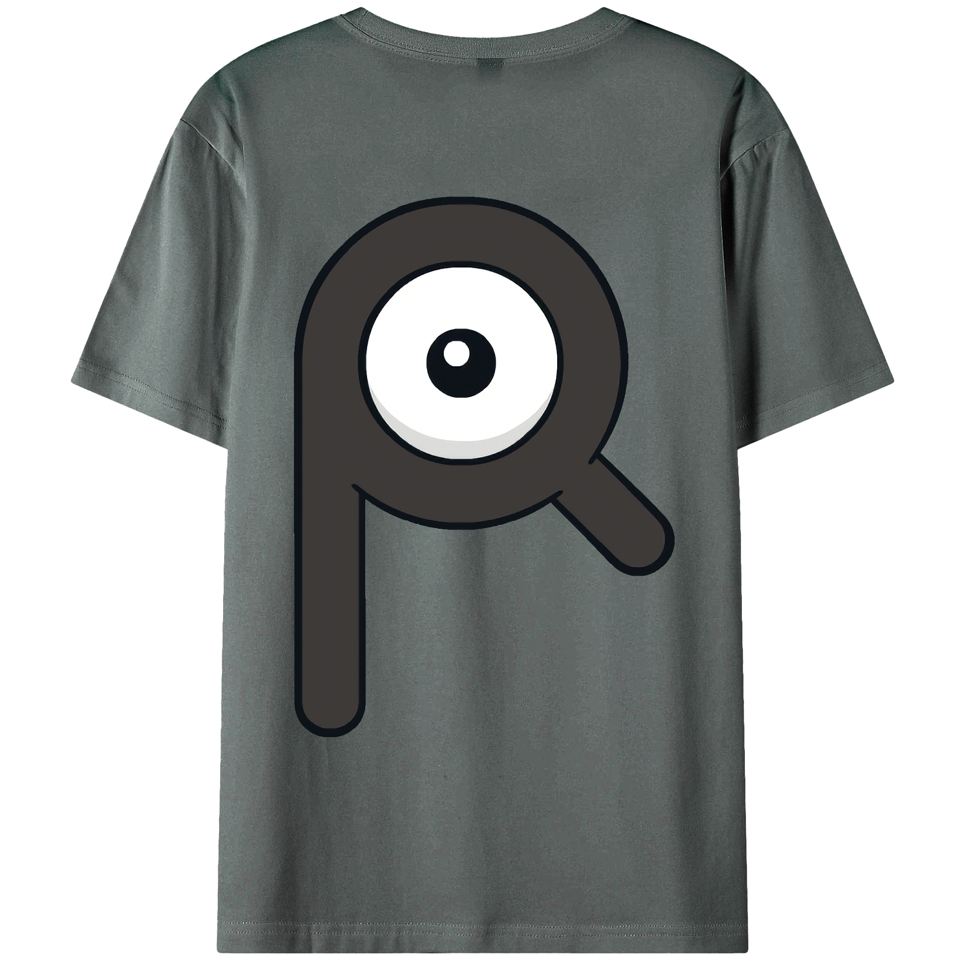 （画像用） ポケットモンスター Pokémon 綿100％ メンズ半袖Tシャツ（バックプリント） 通気性